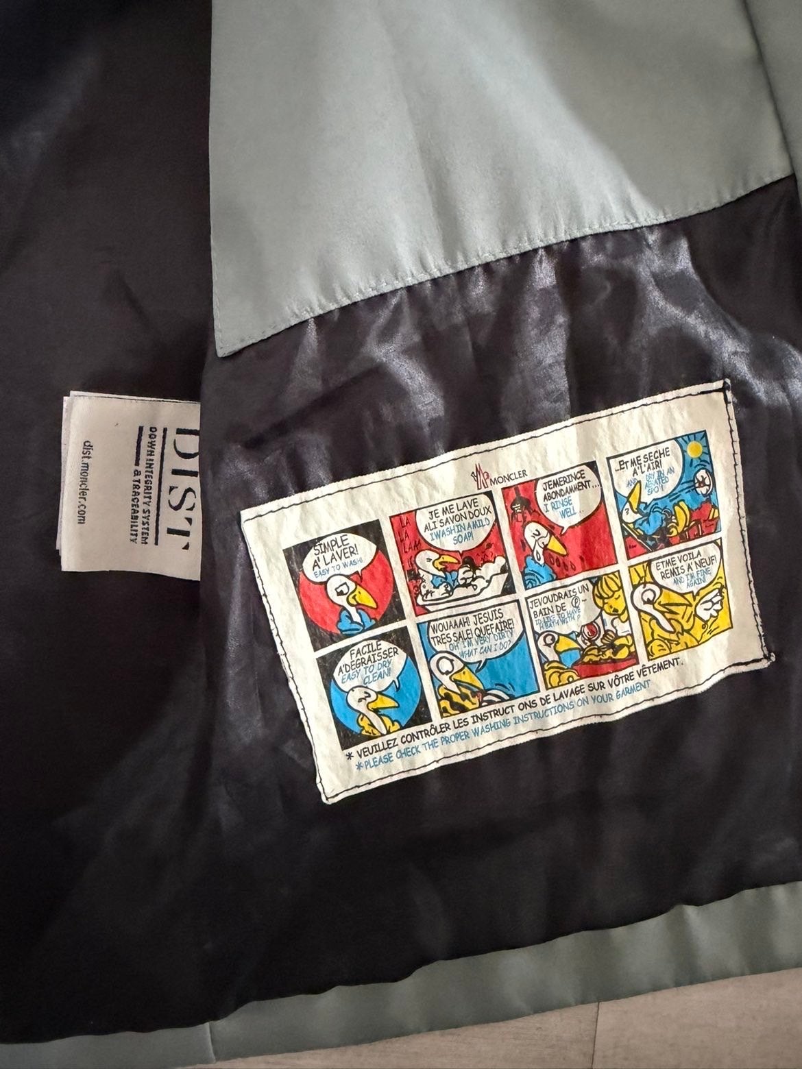 Moncler jas - Maat M, Ophalen of Verzenden, Zo goed als nieuw, Maat 48/50 (M), Groen