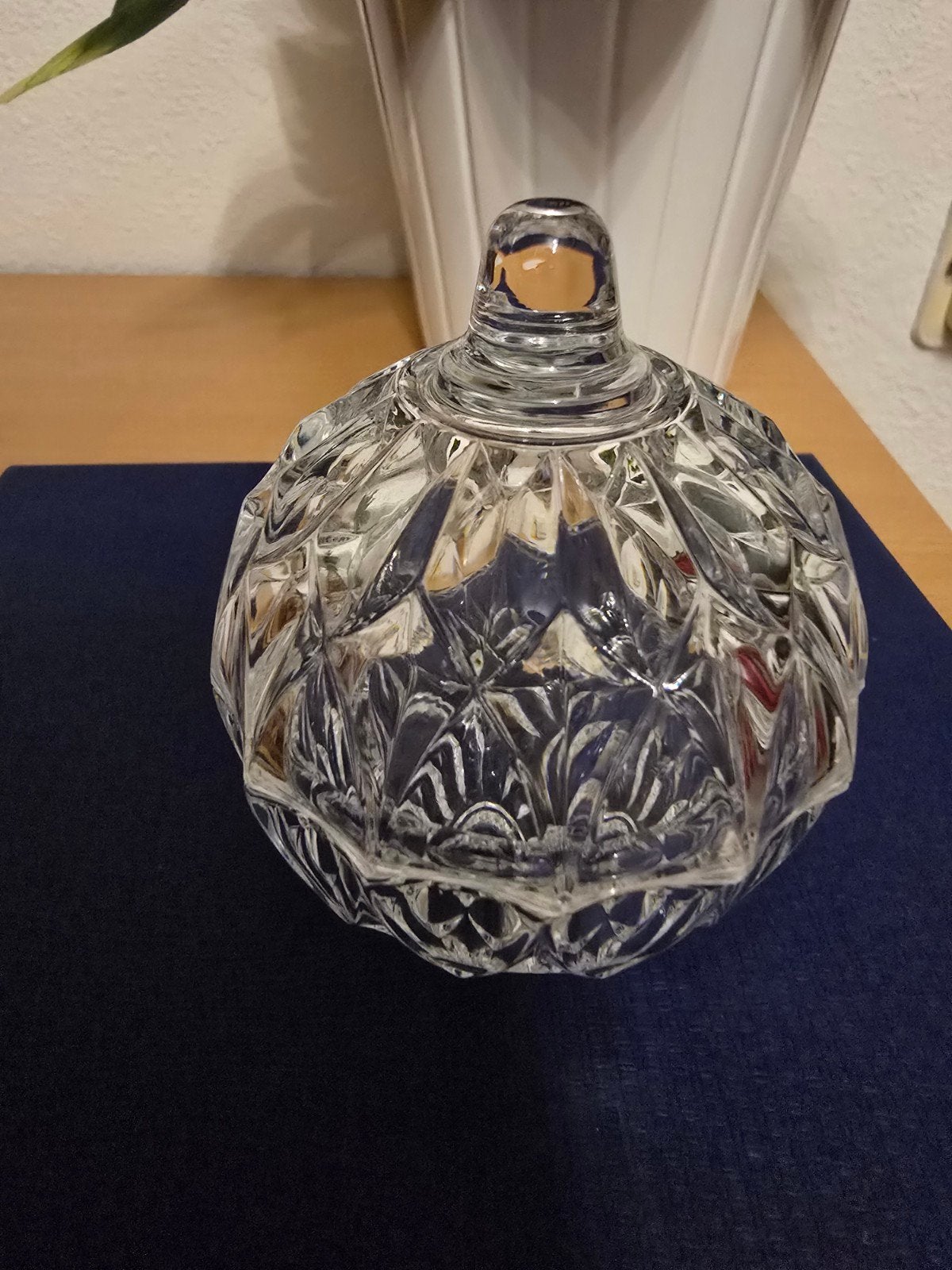 Schitterende vintage kristallen bonbonnière – Mid-Century, Ophalen of Verzenden