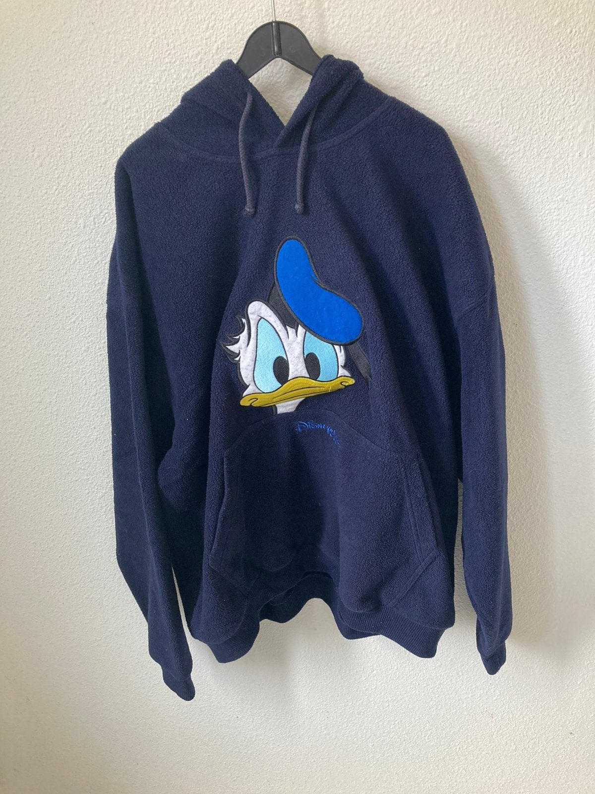 Originele Disneyland Parijs Donald Duck Hoodie, Ophalen of Verzenden, Gedragen, Maat 38/40 (M), Blauw