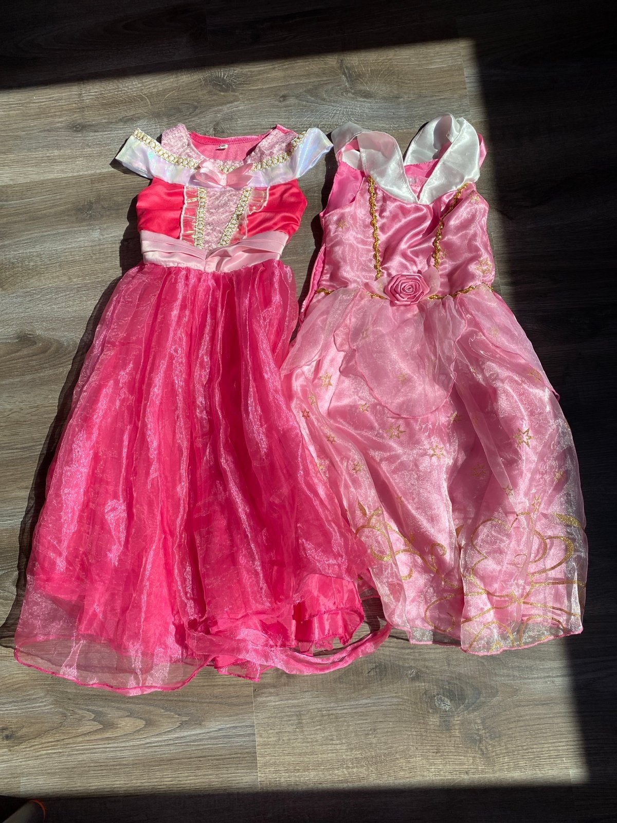 Prinsessenjurken maat 110 /116- Roze verkleedjurken, Ophalen of Verzenden, Gebruikt, 110 t/m 116, Meisje