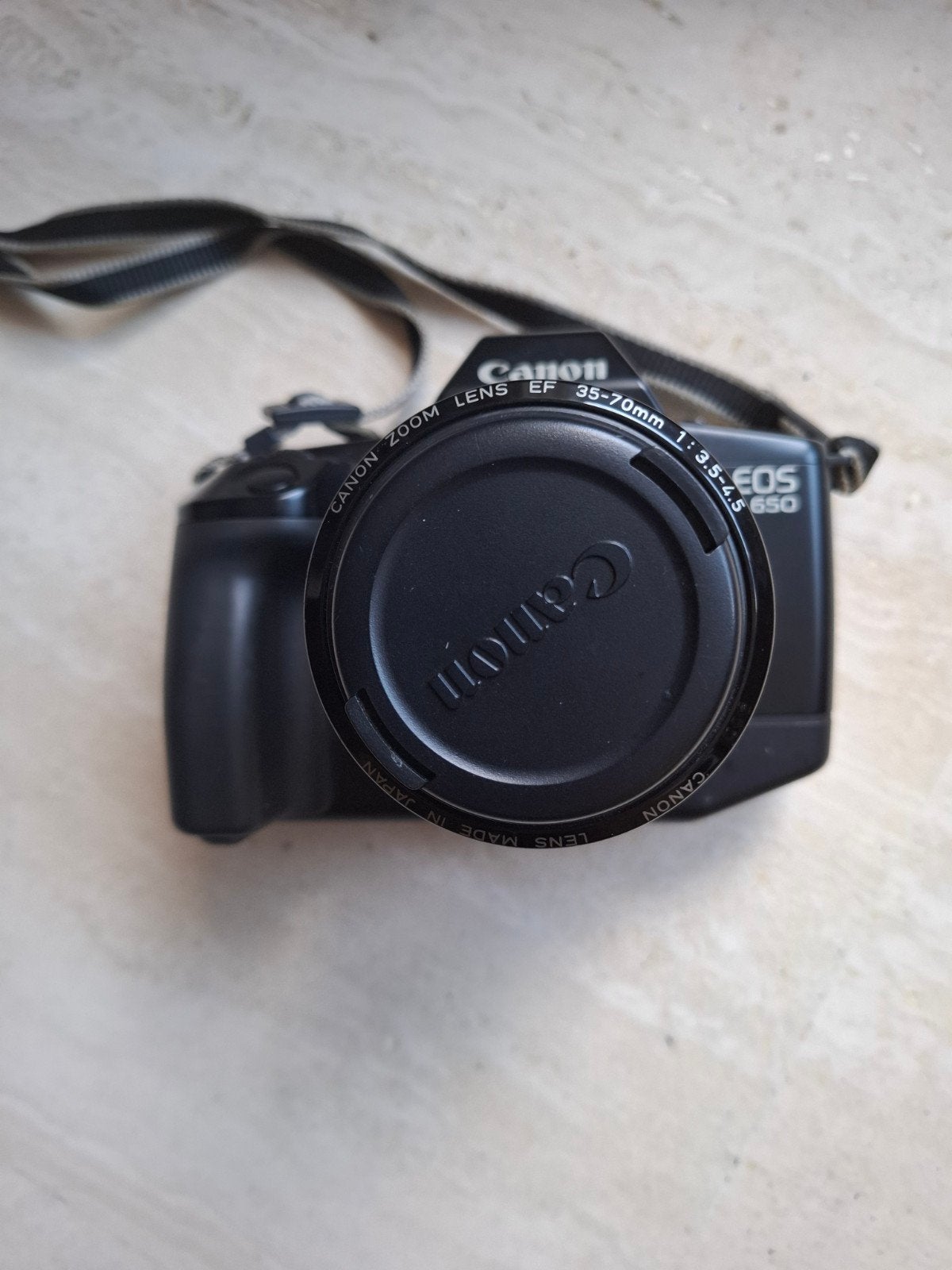 Canon EOS 650 Spiegelreflexcamera met 35-70mm lens, Audio, Tv en Foto, Ophalen of Verzenden, Zo goed als nieuw, Spiegelreflex