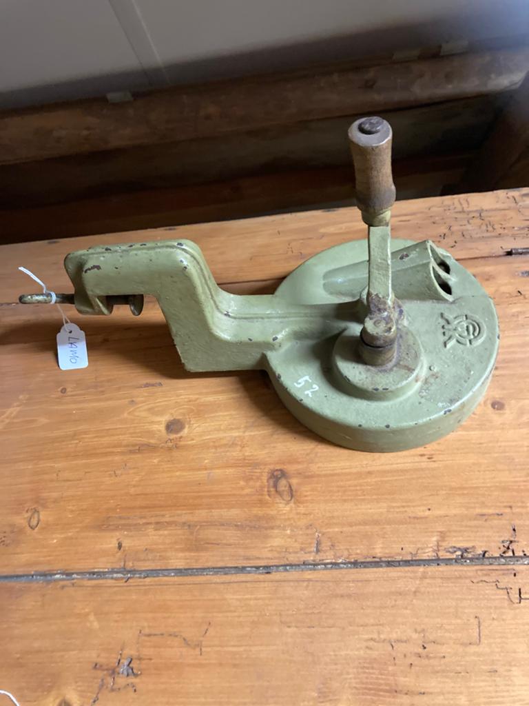 Vintage Groene bonensnijder., Ophalen