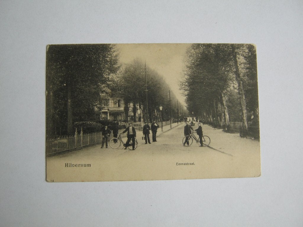 Ansichtkaarten Nederland, TC 9-84 Hilversum, Emmastraat, Ophalen of Verzenden, Voor 1920, Ongelopen, Noord-Holland