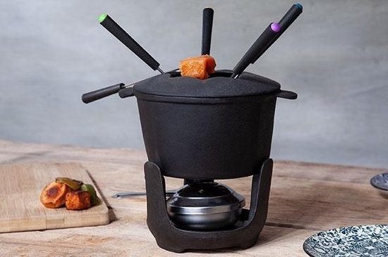 Cosy & Trendy Fun Cooking Fondueset Gietijzer, Ophalen of Verzenden, Nieuw, Gietijzer, Overige typen