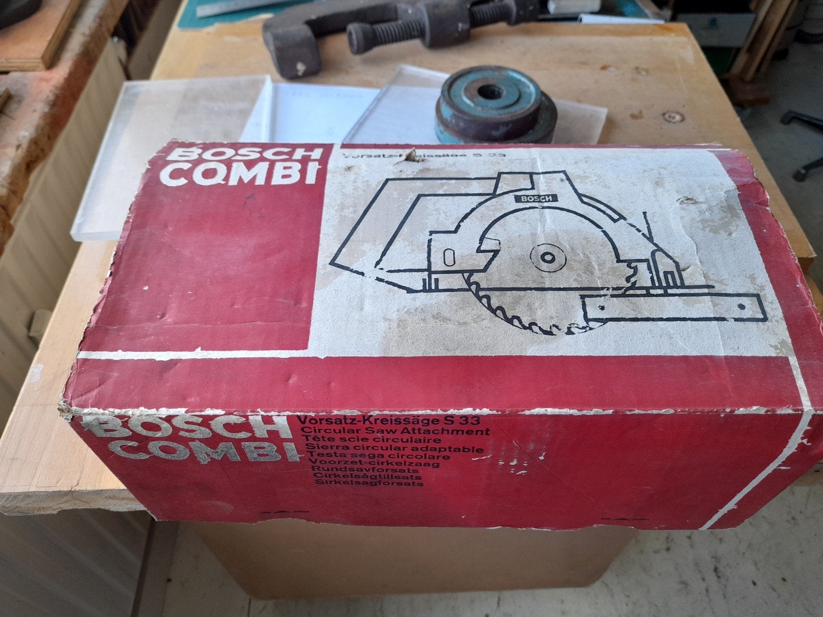 Bosch Combi Cirkelzaag Opzetstuk S 33 - Vintage, Ophalen of Verzenden