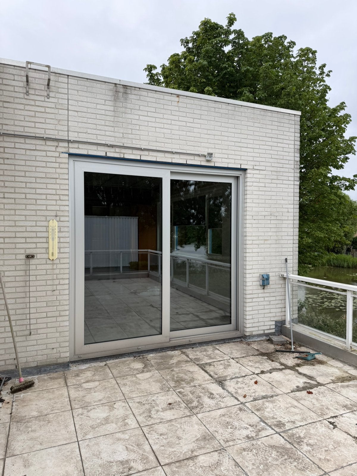 Schuif pui aluminium, Ophalen, Aluminium, Zo goed als nieuw, Schuifpui