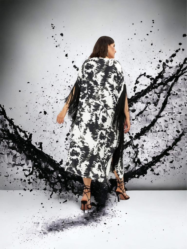 Mat Fashion ,kaftan met Franjes , maat L, Kleding | Dames, Grote Maten, Ophalen of Verzenden