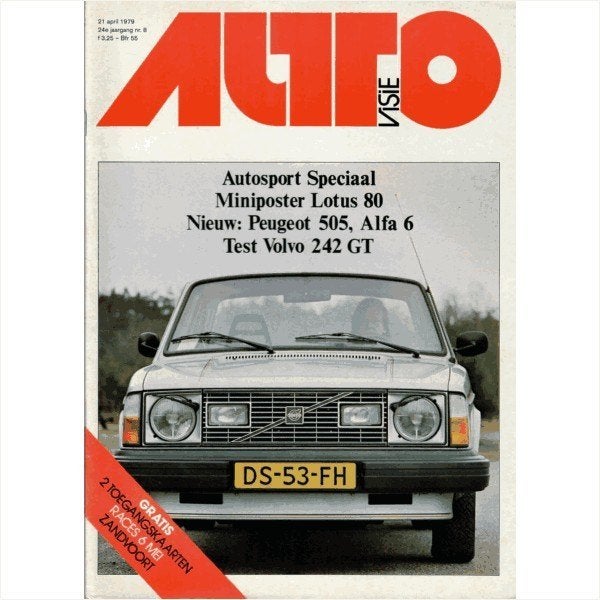 Autovisie Tijdschrift 1979 NR 08 #1 Nederlands, Boeken, Ophalen of Verzenden, Gelezen, Algemeen