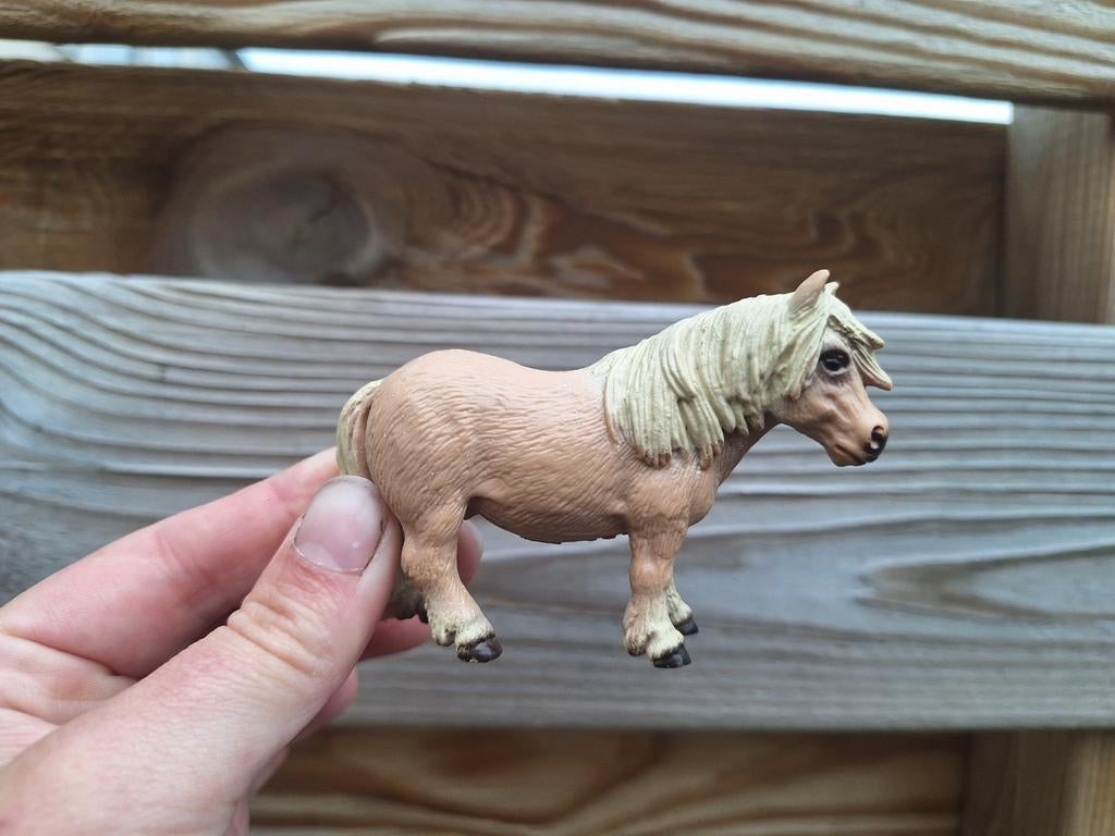 Schleich Shetlander uit 1995, Ophalen of Verzenden, Zo goed als nieuw, Paard, Beeldje of Figuurtje