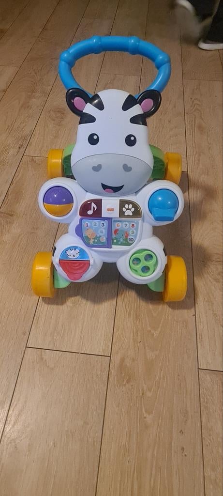 Fisher-Price Loop-met-mij Zebra Loopwagen, Ophalen