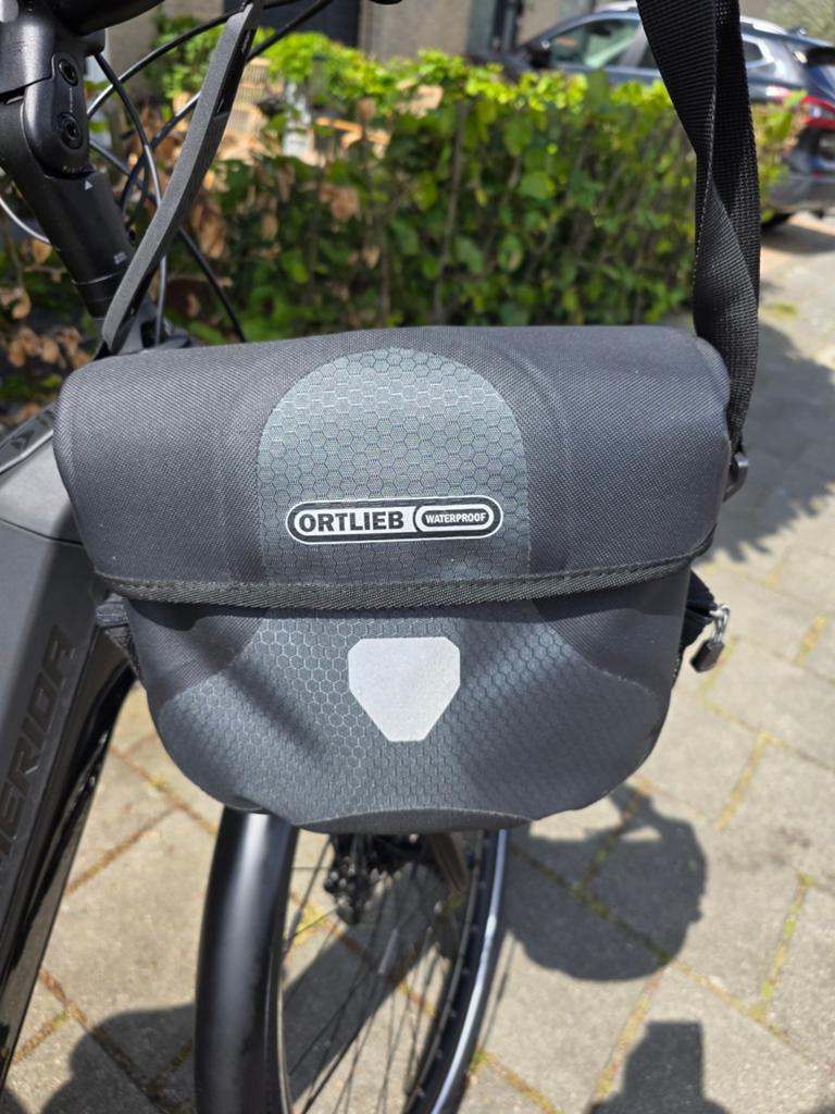 Ortlieb stuurtas met bevestigingsbeugel en slot, Ophalen, Zo goed als nieuw, Ortlieb
