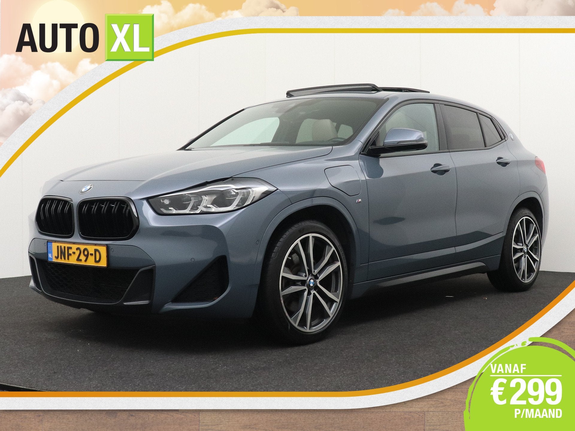 BMW X2 xDrive25e 220PK M-Sport High Exe Pano-dak Adapt.Cruis, Auto's, Automaat, Dealer onderhouden, X2, Gebruikt