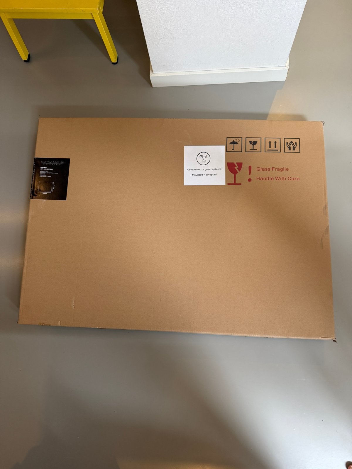 Martens & Meijer London Badkamerspiegel met LED en Ontdooier, Ophalen, Nieuw, 75 tot 100 cm, Minder dan 100 cm
