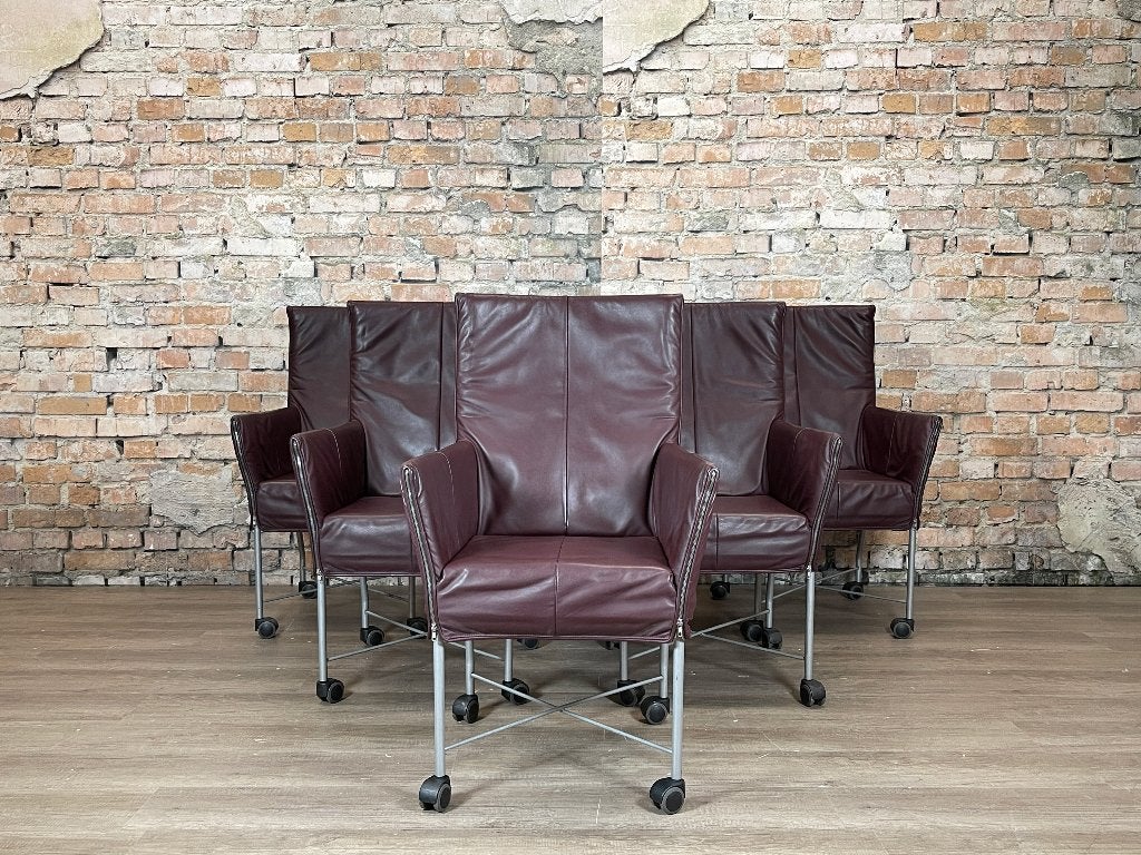 Montis Chaplin set van 6 - Aubergine | Gerard van den Berg, Huis en Inrichting, Ophalen, Overige kleuren, Design, Zo goed als nieuw