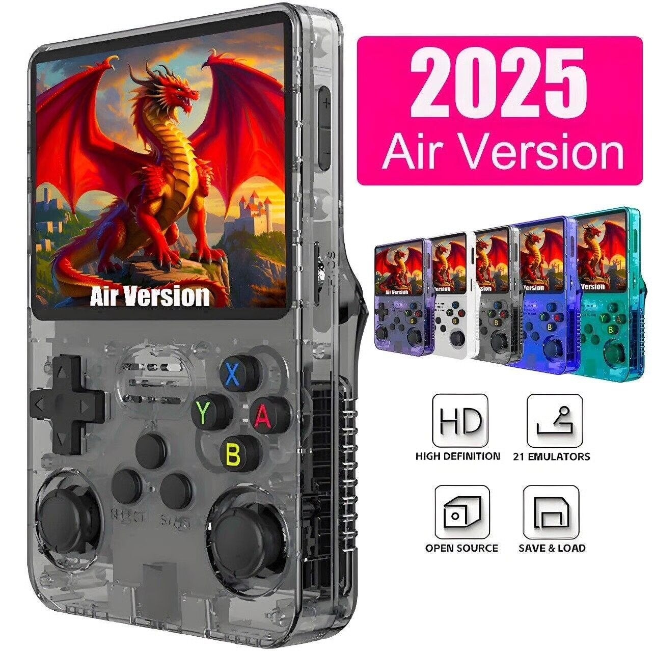R36S Gaming Console 128g, 21000 game, 5 kleuren. NEW GESEALD, Ophalen of Verzenden, Overige merken, Nieuw