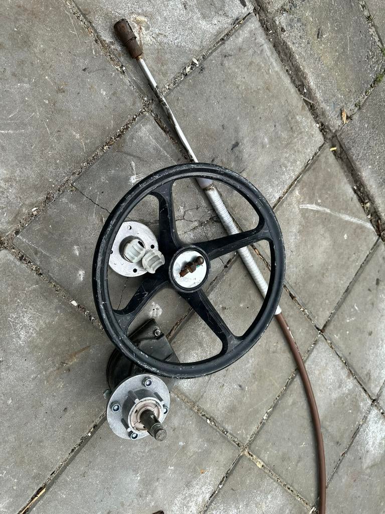 Stuurkop en 11ft kabel voor boot, Watersport en Boten, Ophalen, Zo goed als nieuw, Motor en Techniek