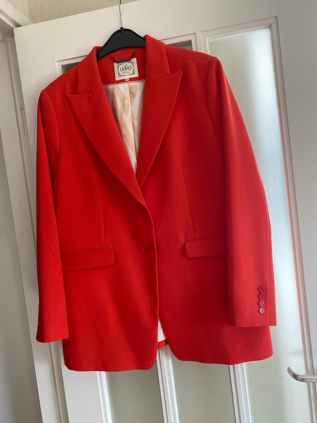 Noeuw Rood AAIKO Jasje - Maat XXL 40 euro, Maat 46/48 (XL) of groter, Ophalen of Verzenden, Zo goed als nieuw, Jasje