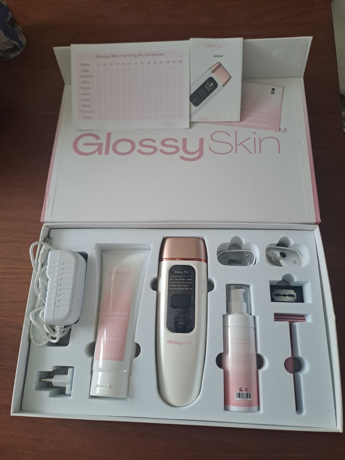 Glossy Skin IPL Laser Ontharingsapparaat - Nieuw in doos, Ophalen of Verzenden, Nieuw, Scheren en Epileren