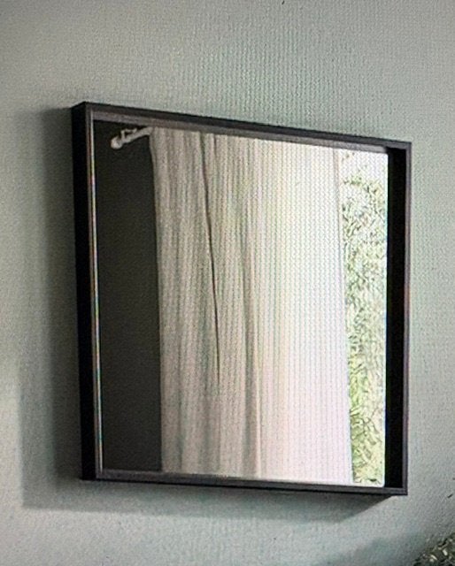 IKEA NISSENDAL SPIEGEL 65X65, ZGAN, NU 15,00, Ophalen, Vierkant, Zo goed als nieuw, Minder dan 100 cm