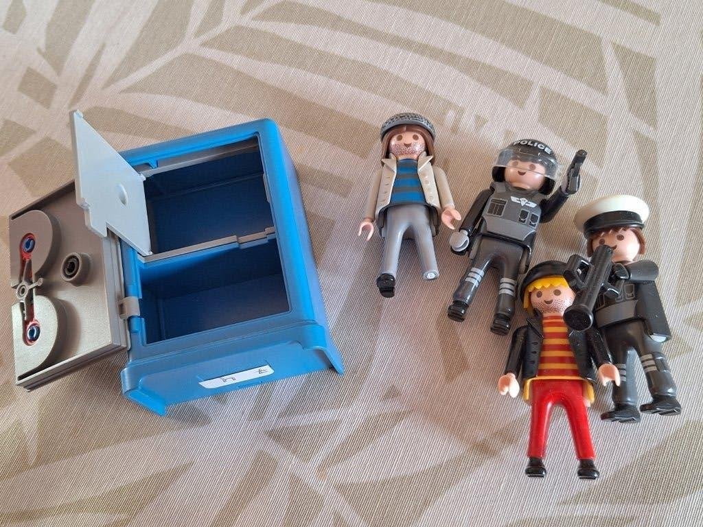 playmobil politie, boeven en kluis, Ophalen of Verzenden, Zo goed als nieuw, Losse onderdelen, Figuren
