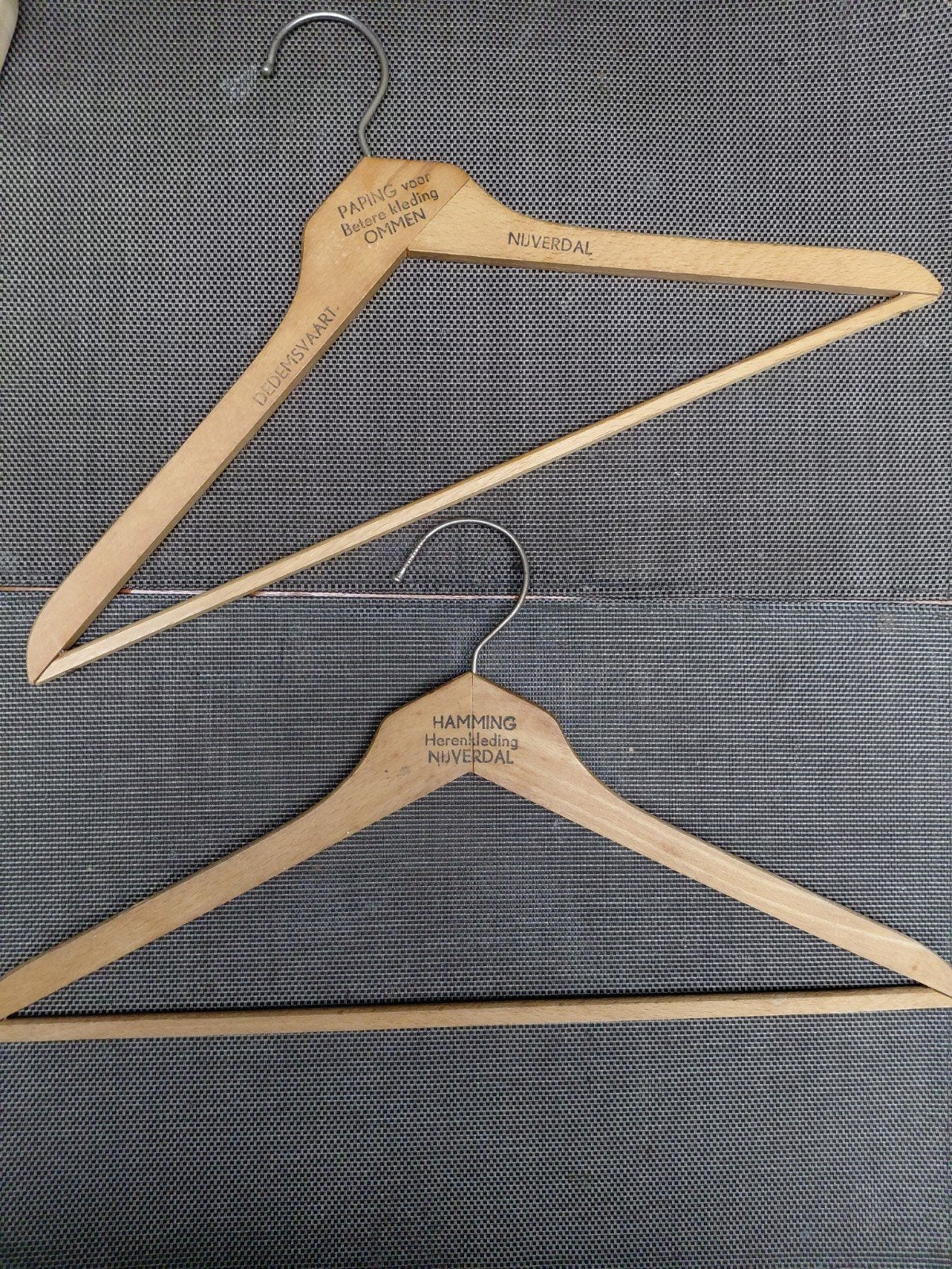 Brocante Antieke Kledinghangers Hout, Ophalen of Verzenden