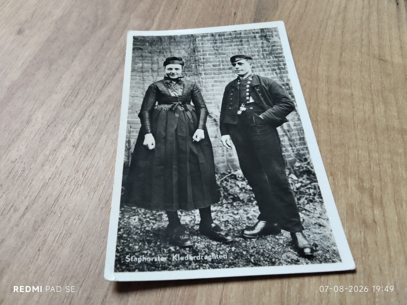 Oude ansichtkaart Staphorster Klederdrachten, Ophalen of Verzenden, 1940 tot 1960, Noord-Holland