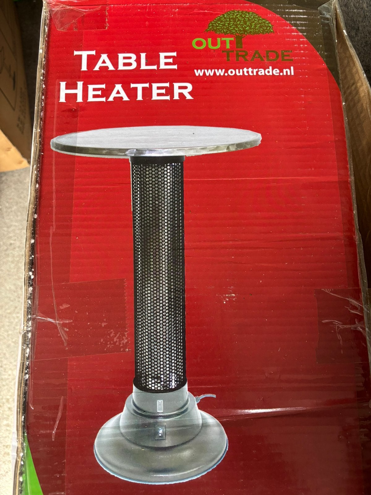 Table heater, Ophalen, Zo goed als nieuw