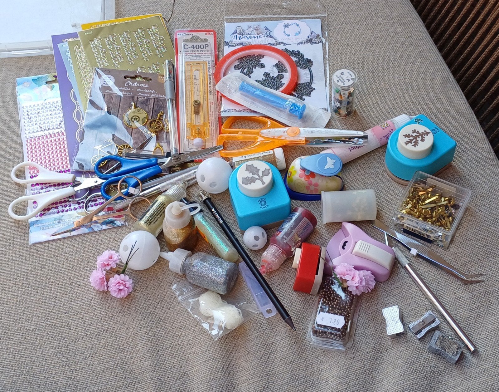 heel veel hobbyspullen, Hobby en Vrije tijd, Knutselen, Ophalen, Zo goed als nieuw, Knutselmateriaal