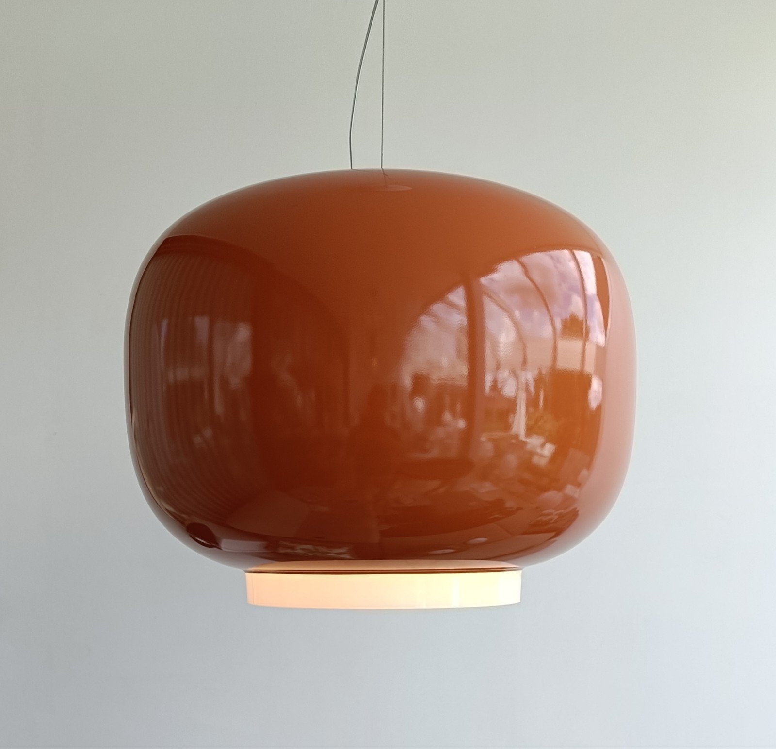 Foscarini Chouchin 1 hanglamp, Ophalen, Nieuw, E27 (groot), Glas