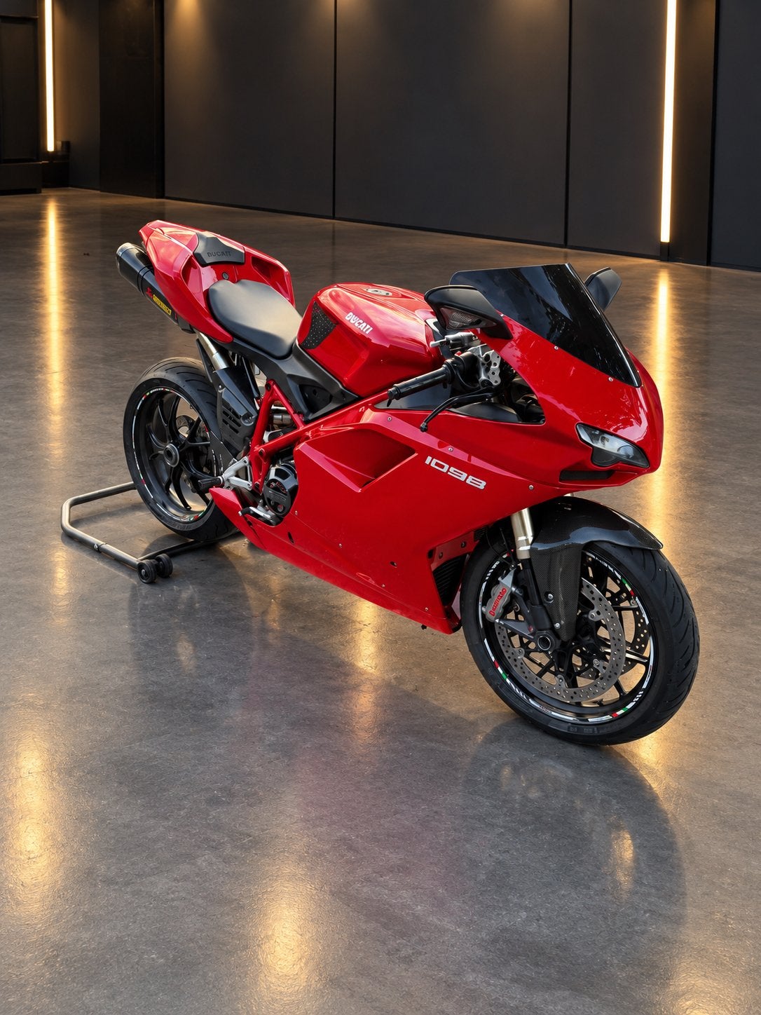 Ducati 1098 - Krachtige Supersport met Akrapovic uitlaat, Motoren, Sportuitlaat, Gebruikt, Super Sport, Particulier