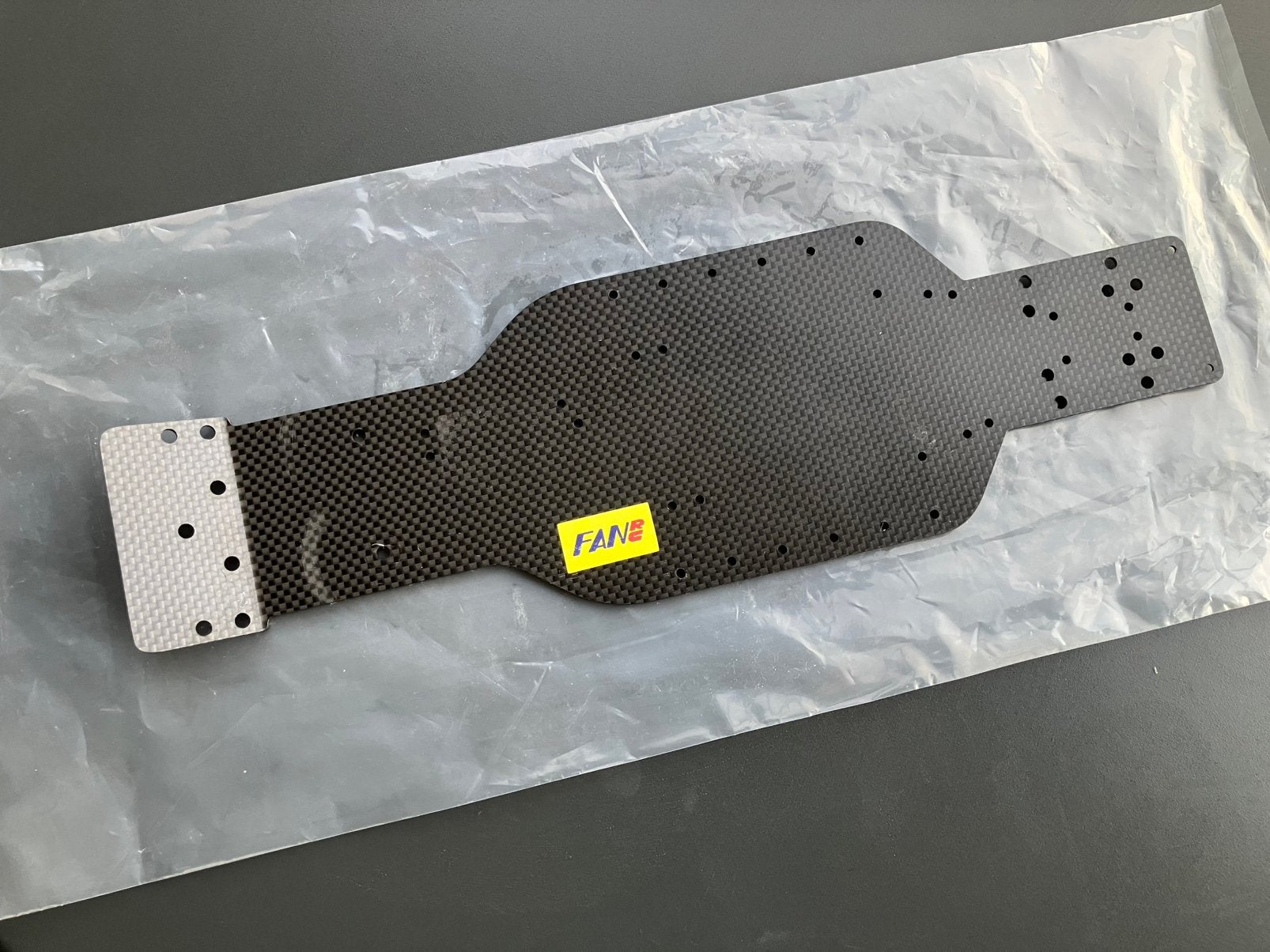 RC10 graphite chassis FanRC FR-006, Hobby en Vrije tijd, Modelbouw | Radiografisch | Auto's, Elektro, Ophalen of Verzenden, Zo goed als nieuw
