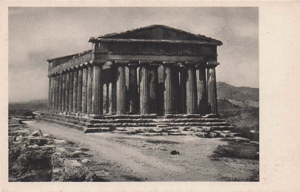 703-255-033 Agrigento Tempio Della Concordia, Verzamelen, Ansichtkaarten | Buitenland, Frankrijk, Voor 1920, Verzenden
