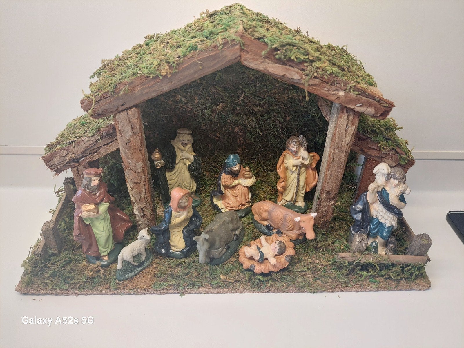 🎄Kerststal met 10 porseleinen figuren🎄, Ophalen of Verzenden