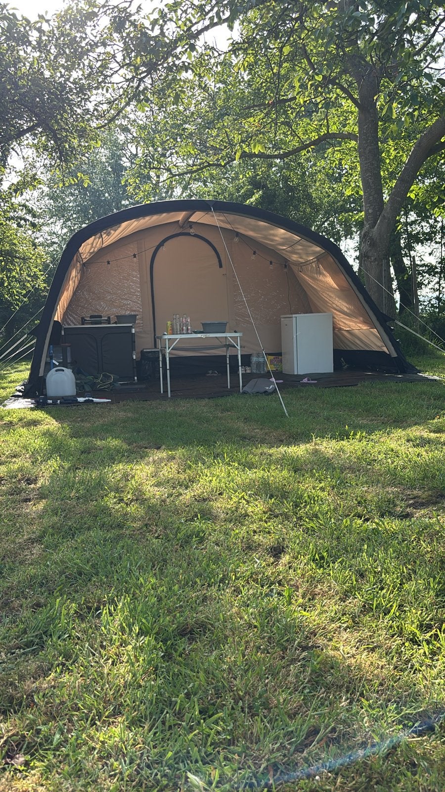Obelink Miami 6 TC Easy Air opblaasbare tunneltent, Caravans en Kamperen, Tenten, Ophalen, Gebruikt, Tot en met 6