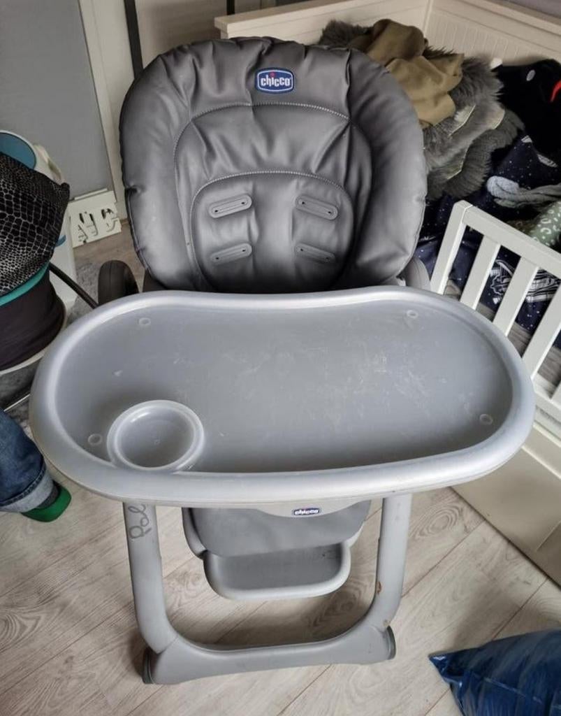 Chicco Polly Magic Relax kinderstoel, Kinderen en Baby's, Kinderstoelen, Ophalen, Gebruikt, Meegroeistoel, Afneembaar eetblad