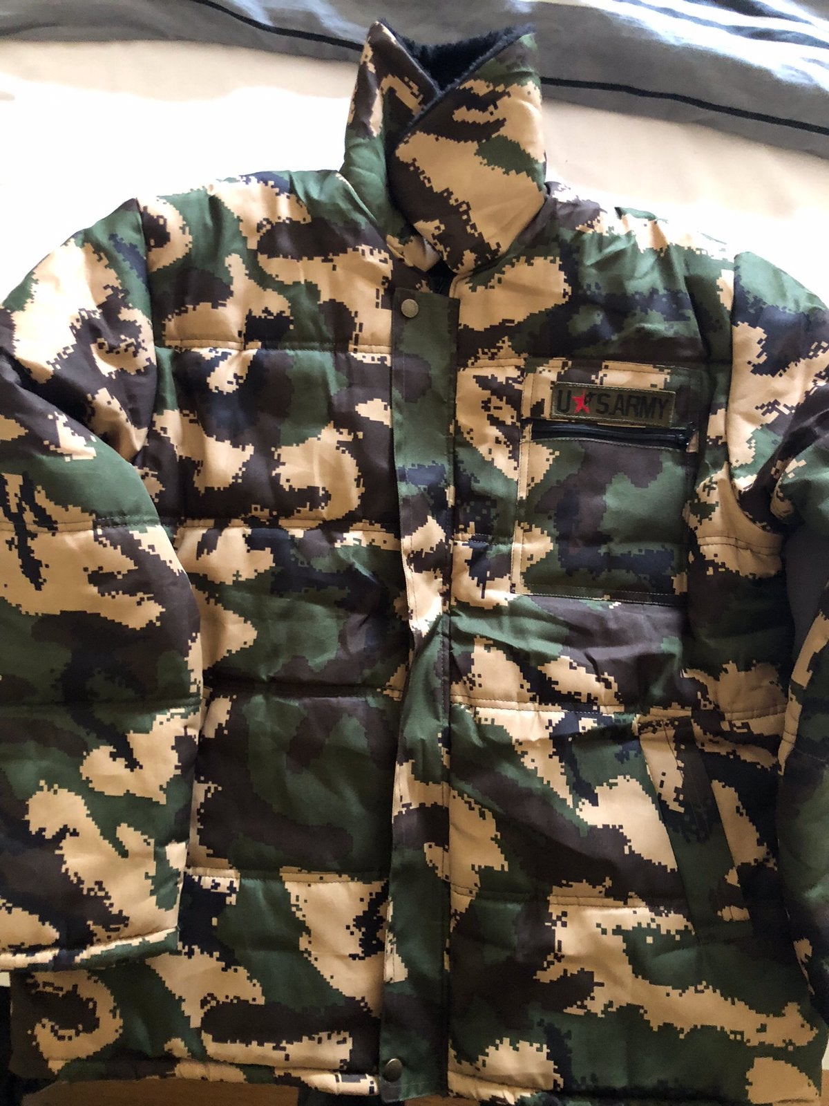 Jack winter xl camouflage, Ophalen of Verzenden, Landmacht, Amerika, Kleding of Schoenen