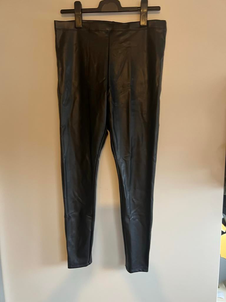 H&M Zwarte Leren Legging, Kleding | Dames, Leggings, Maillots en Panty's, Legging, Zwart, Nieuw, Ophalen of Verzenden