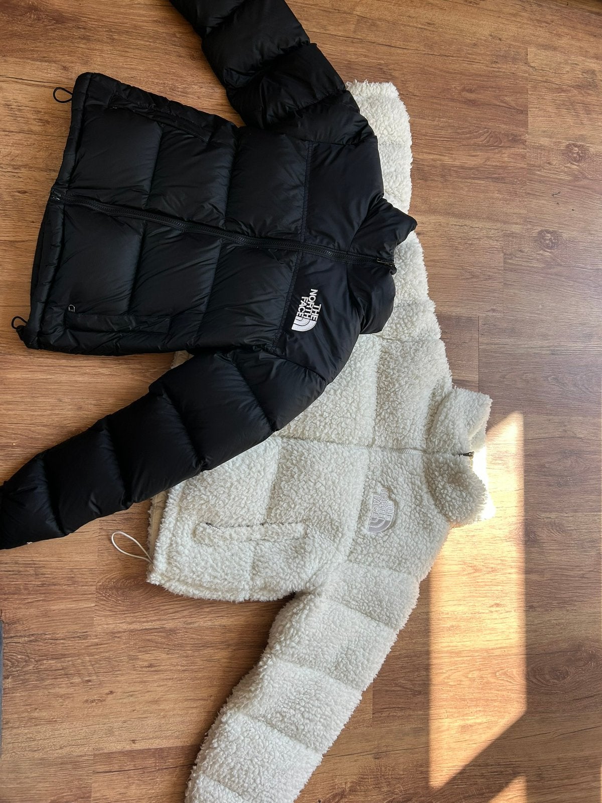The north face 1996 Retro Nuptse Jacket + sherpa / teddy, Ophalen of Verzenden, Zo goed als nieuw, Zwart