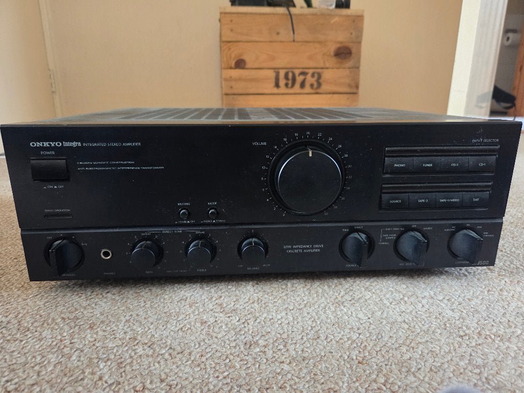Onkyo Integra A-8500, Ophalen, Gebruikt, 120 watt of meer, Stereo