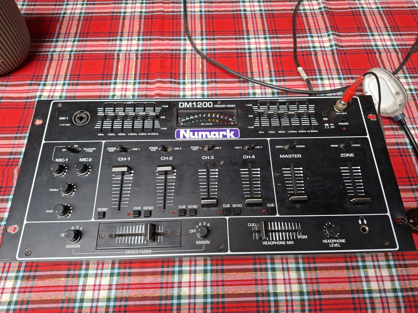 mengpaneel Numark, Muziek en Instrumenten, Ophalen of Verzenden, Gebruikt, Draaitafel, Numark