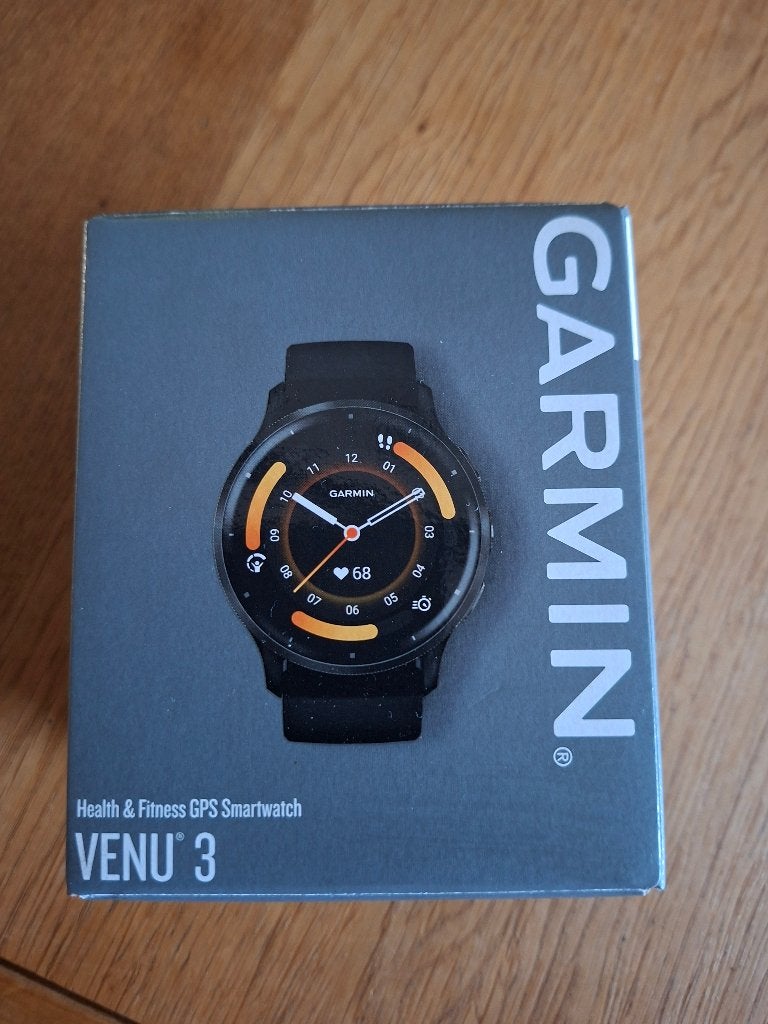 Garmin venu 3 horloge, Zwart, Garmin, Nieuw, Ophalen of Verzenden