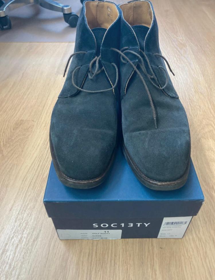 Soc13ty Goly booty schoenen - Suede - Size 11 - 45, Blauw, Ophalen of Verzenden, Zo goed als nieuw, Soc13ty
