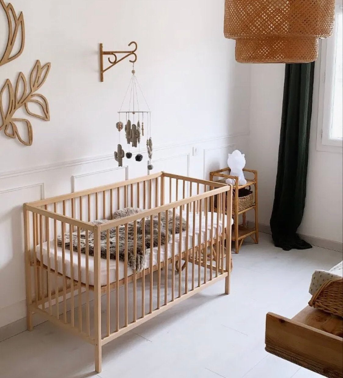 IKEA Sniglar ledikant met COCO-mat matras 60x120, Ophalen, Zo goed als nieuw, Ledikant
