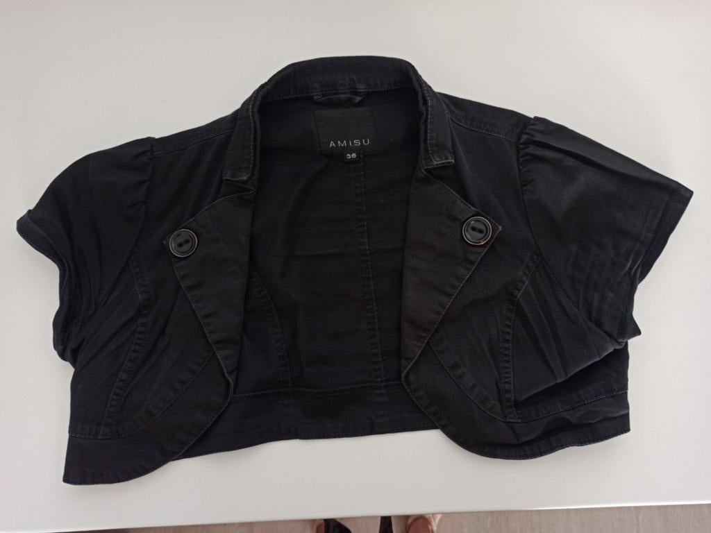 Korte blazer, Zwart, Ophalen of Verzenden, Zo goed als nieuw, Jasje