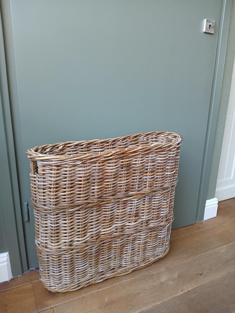 Rotan paraplumand, Ophalen, Riet