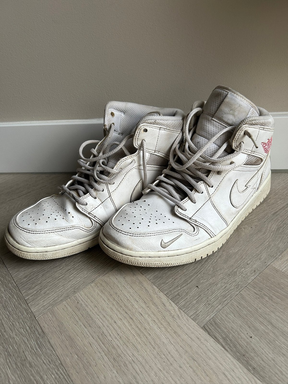 Nike Air Jordan maat 45, Kleding | Heren, Wit, Ophalen of Verzenden, Sneakers of Gympen, Gedragen