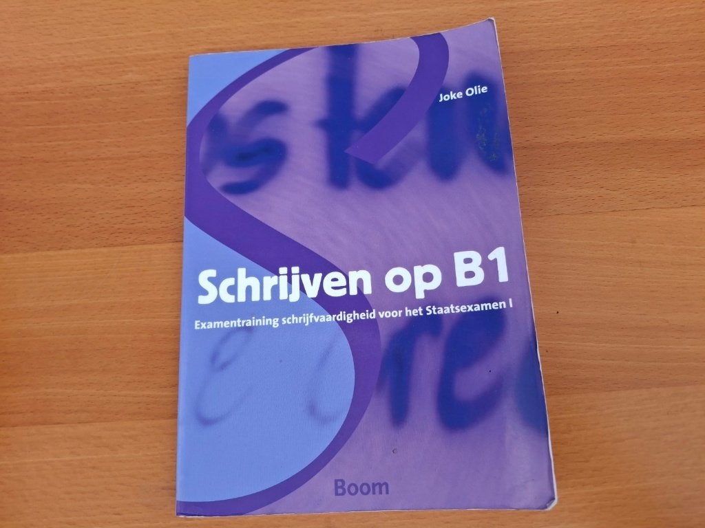 Schrijven op B1 – Examentraining schrijfvaardigheid voor het, Boeken, Studieboeken en Cursussen, Ophalen of Verzenden, Alpha, Gelezen