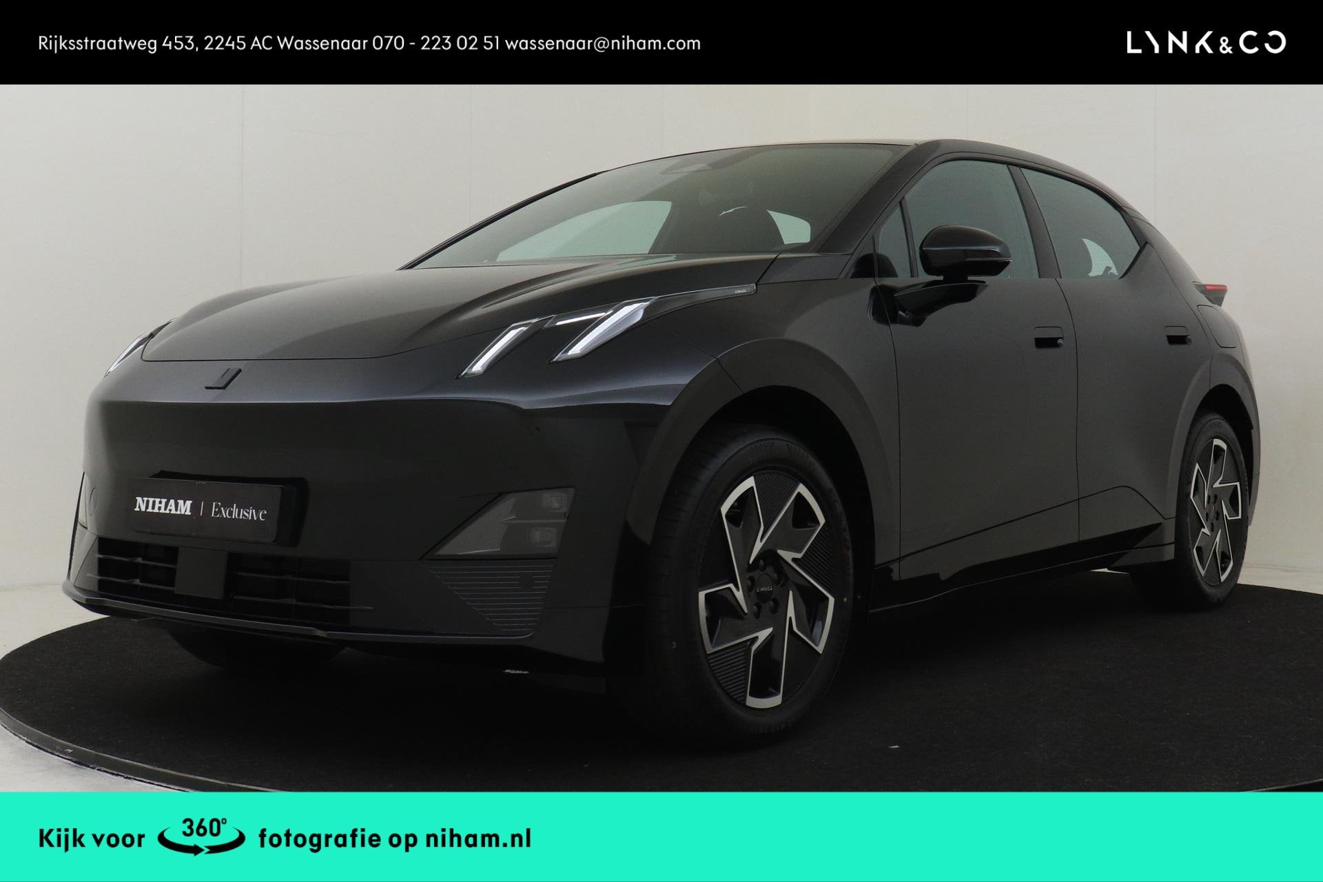 Lynk & Co 02 BUSINESS EDITION 66 kWh *NIHAM | OFFICIEEL LYNK, Auto's, Automaat, 12 maanden, Achterwielaandrijving, Zwart