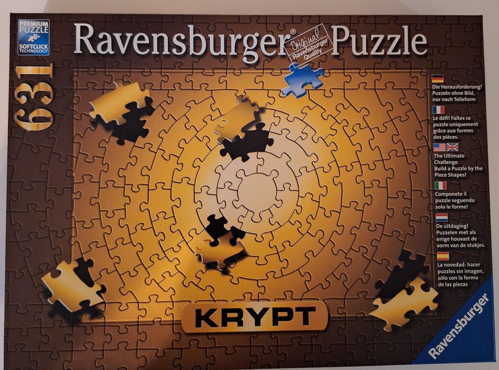 Ravensburger Krypt Puzzle - De Ultieme Uitdaging!, Ophalen of Verzenden, Zo goed als nieuw