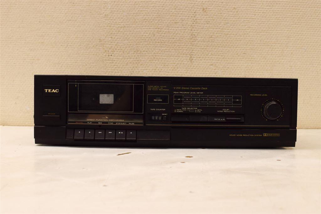 Teac v-200 stereo cassette deck 46745, Audio, Tv en Foto, Stereo-sets, Ophalen of Verzenden, Gebruikt, Overige merken